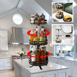 Метален органајзер кој се врти на 360° (3 нивоа) | SPINSTORE